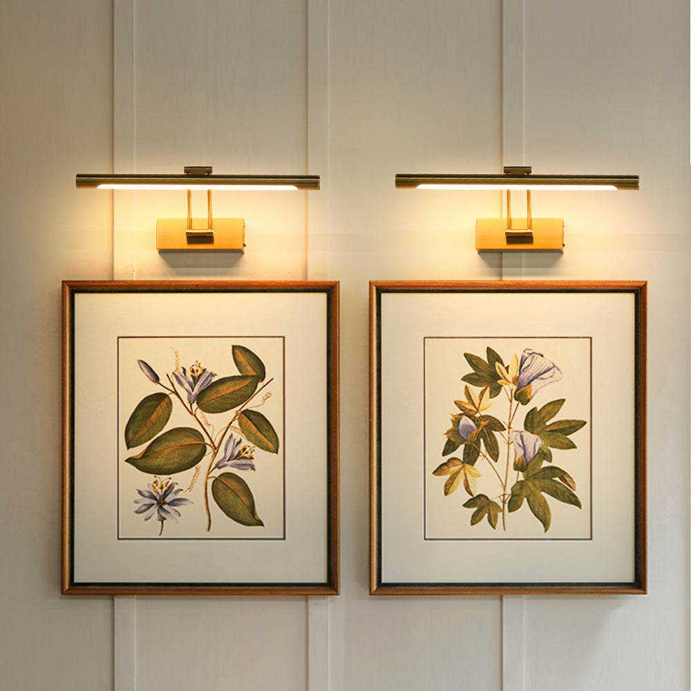 LAMPXURE Brass Battery Powered Wireless Picture Light