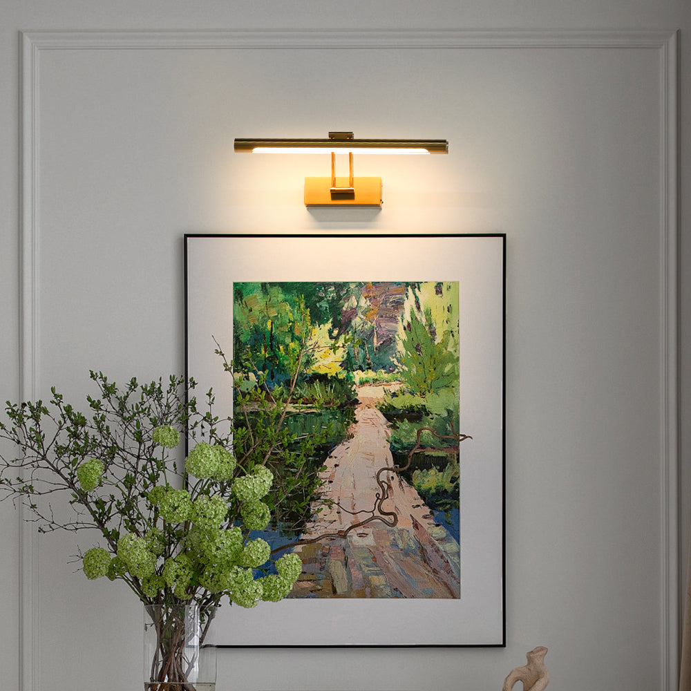 LAMPXURE Brass Battery Powered Wireless Picture Light